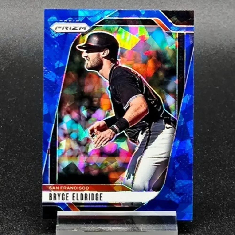 Bryce Eldridge Holo Rockets Cracked Ice Prizm San Francisco Giants Top Prospect